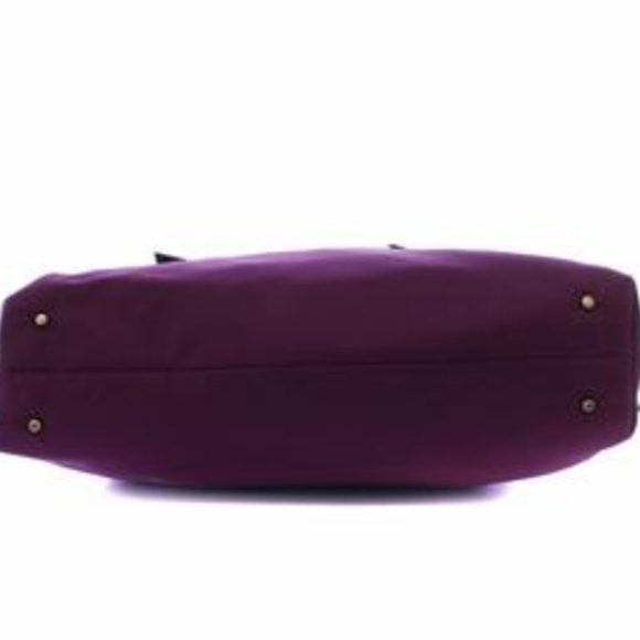 Kate Spade-Seraphine Nylon Bow Tote- Handbag (Purple 💜 Plum) & KS Dust Bag NWT - Picture 5 of 7